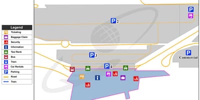 Ramani ya Lille airport