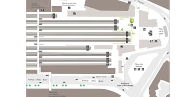 Lille flandres kituo cha treni ramani